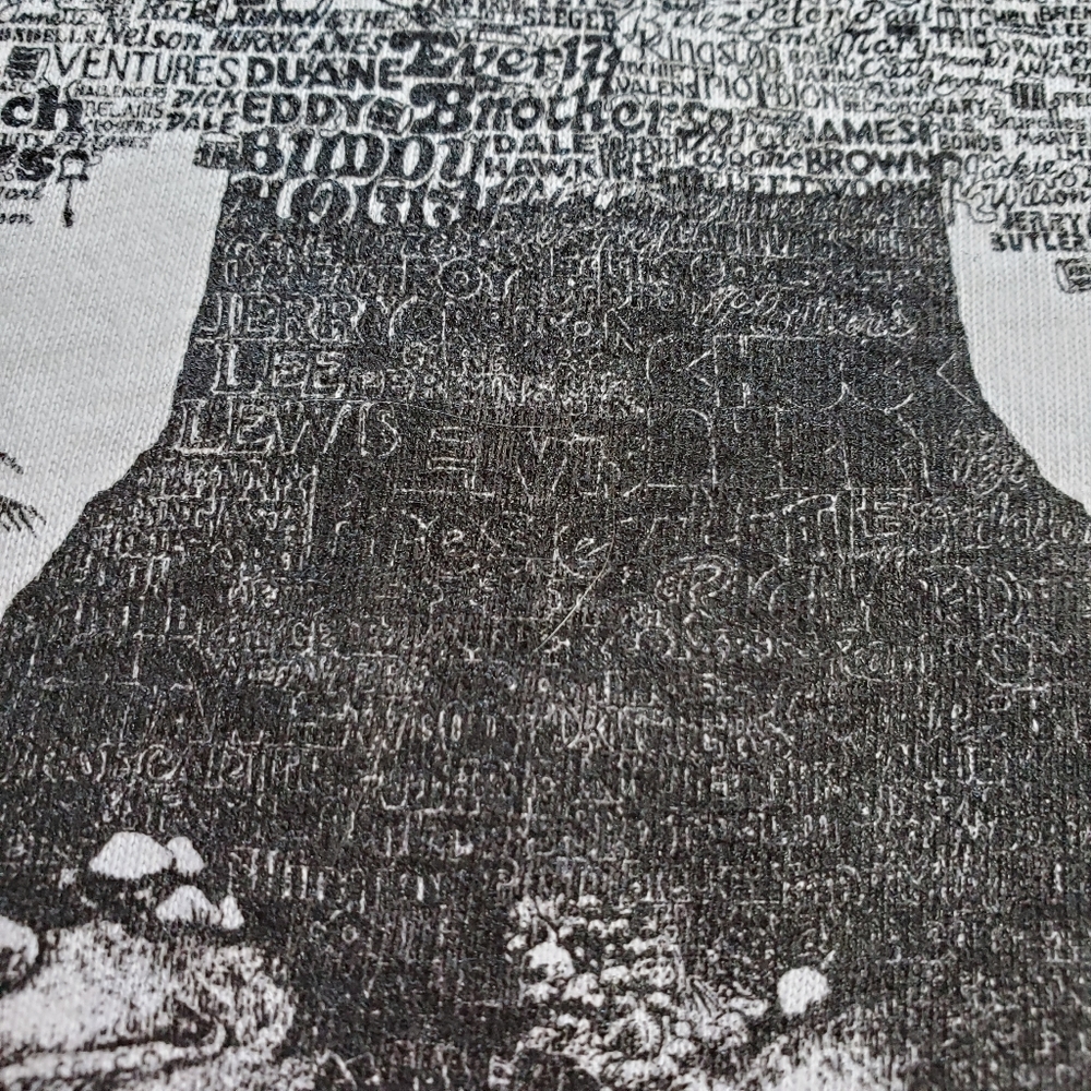 VTG Family Tree Of American Rock White Single Stitch USA Made T-Shirt Large - Picture 10 of 12